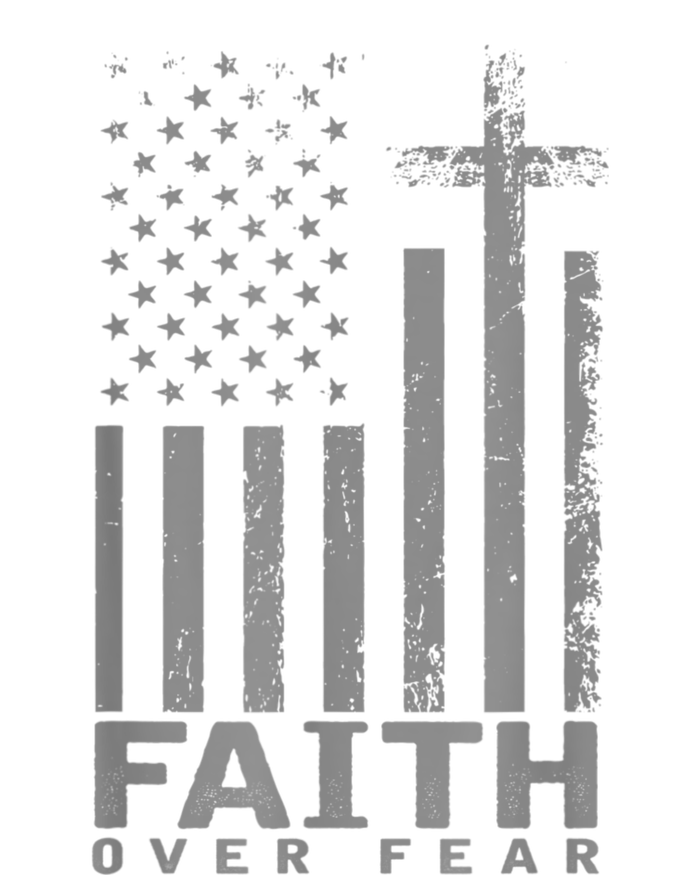 America Pride US Flag Faith Over Fear Prayer PosiCharge Competitor Tank