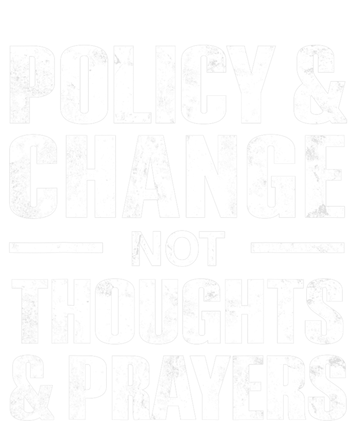 Policy & Change Not Thoughts & Prayers Wear Orange Anti Gun Kids Hoodie