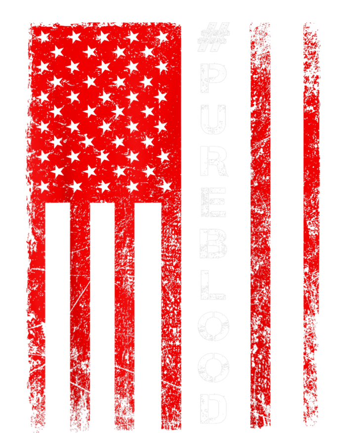 American Flag #PUREBLOOD I Am Pure Blood NonGmo Tie-Dye T-Shirt