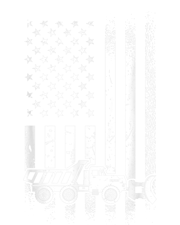 American Flag Snow Plow Driver, Snow Plowing T-Shirt