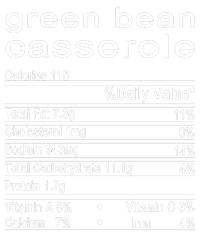 Green Bean Casserole Nutrition Facts Label Hoodie