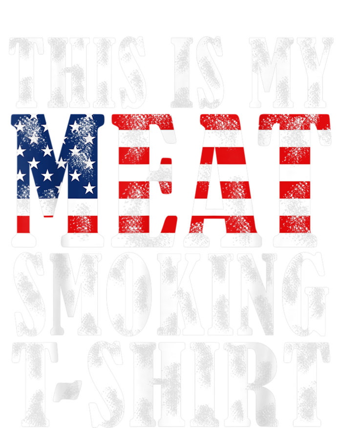 Retro BBQ Smoker Vintage US Flag This Is My Meat Smoking Daily Commute Backpack