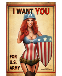 I Want You For US Army Female America T-Shirt