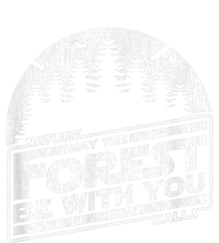 May The Forest Be With You Nature Camp Distressed Graphic T-Shirt