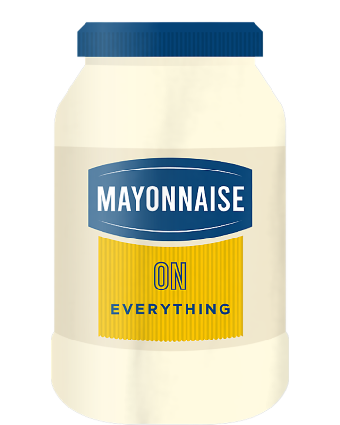 Mayonnaise On Everything Mayo Lover Funny Condiment Fan Valucap Bio-Washed Visor