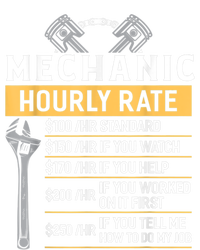 Mechanic Hourly Rate Funny Car Mechanic Tall T-Shirt