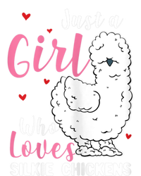 Silkie Chicken Girl Who Loves Silkie Chickens V-Neck T-Shirt