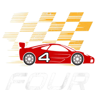 Kids 4th Birthday Race Car I Funny Four Years Old Boys T-Shirt