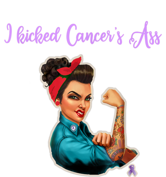 I Kicked Cancers Ass Cancer Survivors Canvas