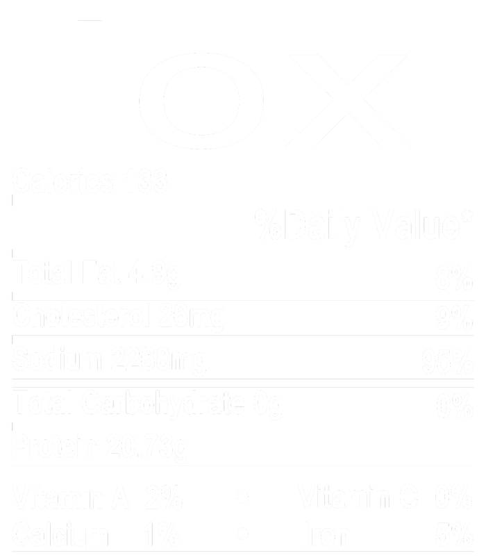 Lox Nutrition Facts Label T-Shirt