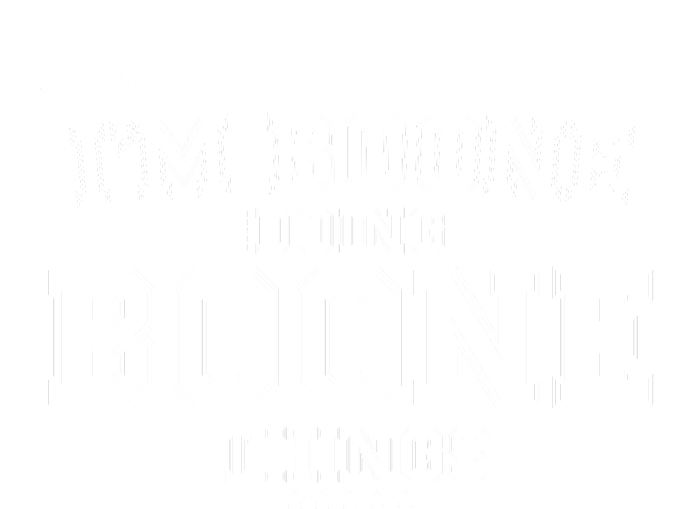 Im Boone Doing Boone Things Flat Bill Trucker Hat