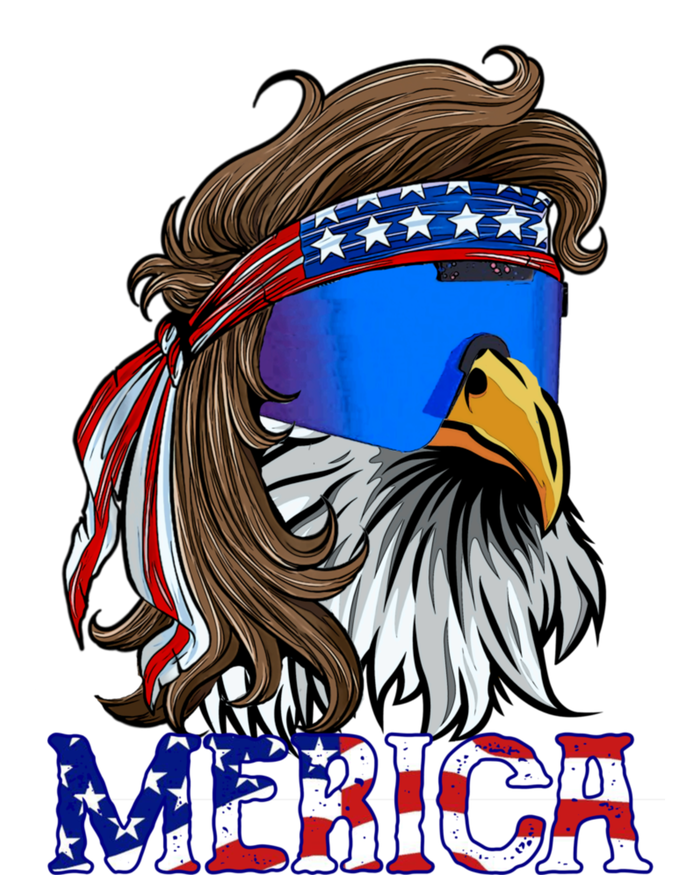 Merica Eagle Mullet Shirt American Flag USA Men 4th Of July Women's T-Shirt