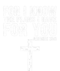 For I Know The Plans I Have For You Jeremiah 2911 Christian Womens CVC Long Sleeve Shirt