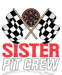 Sister Pit Crew Race Car Birthday Party Racing Family T-Shirt