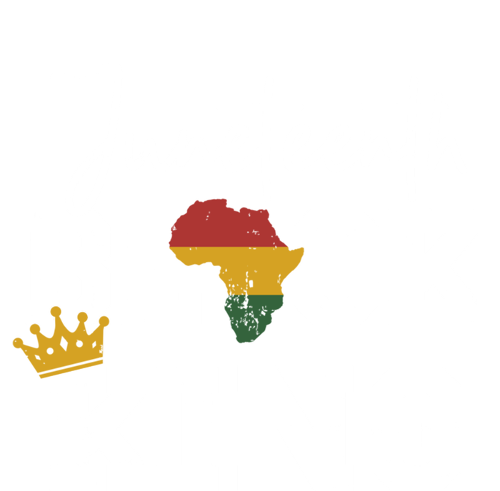 Juneteenth Black King With Pan African Map Flag Gift T-Shirt