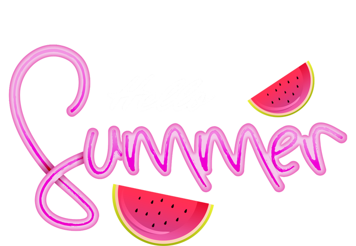 Hello Summer Watermelon Retro T-Shirt