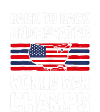 Back To Back Undefeated World War Champs Tall T-Shirt