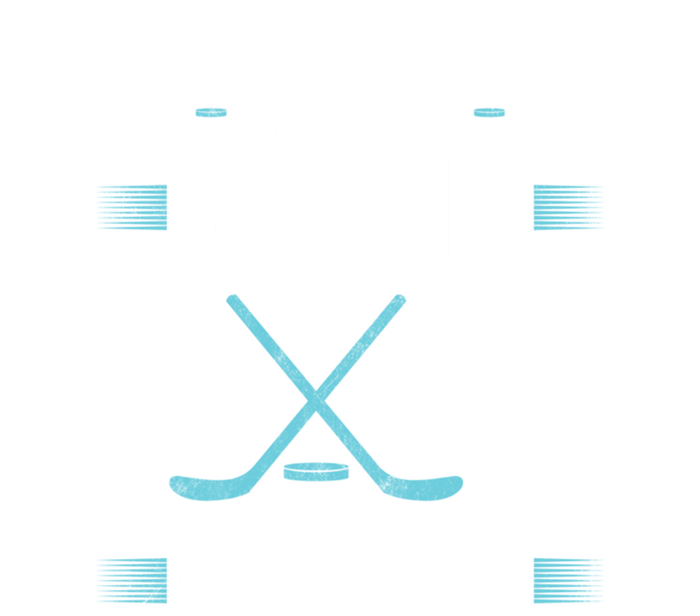 That's My Grandson Out There Ice Hockey Grandma Grandpa Gift T-Shirt