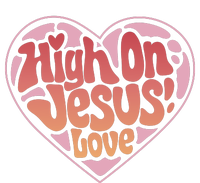 High On Jesus Love Heart Christian Kids Hoodie