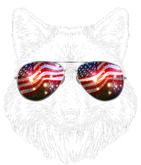 USA American Flag Fireworks Fox Women's T-Shirt