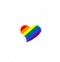 Free Mom Hugs Gift Striped Beanie with Solid Band