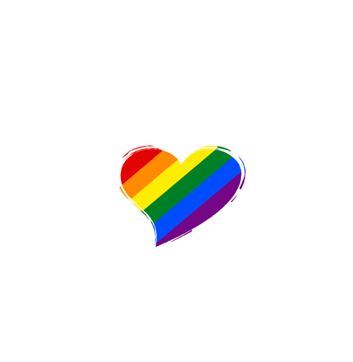 Free Mom Hugs Gift Striped Beanie with Solid Band