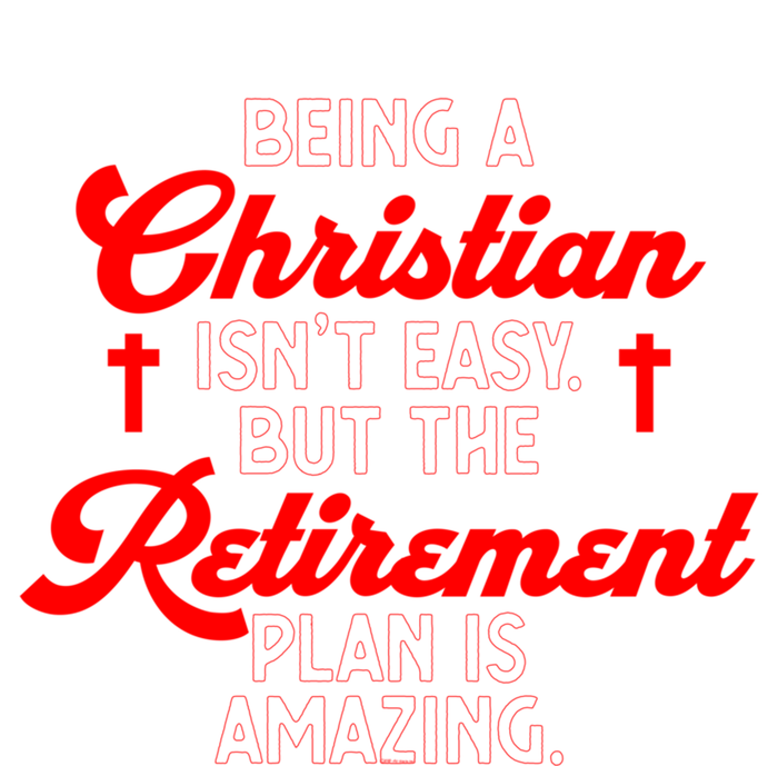 Funny Being A Christian Isn't Easy Retirement Plan Amazing Gift Full-Length Apron With Pockets