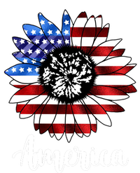 America Sunflower Flag 4th July T-Shirt