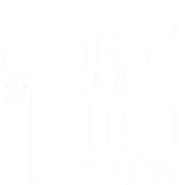 Mens #1 Dance Dad With Front And Back Design Premium Bumper Sticker