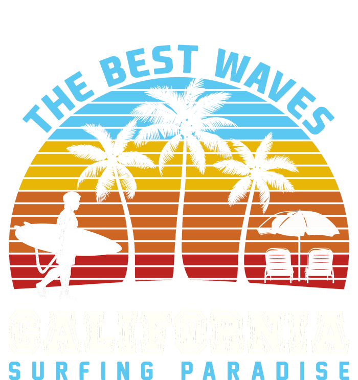 Vintage The Best Wave California Surfing Paradise T-Shirt