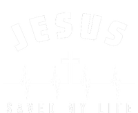 Jesus Saved My Life Cross Heartbeat Women's Strappy Tank