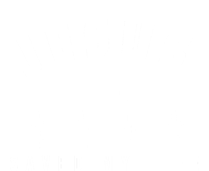 Jesus Saved My Life Cross Heartbeat Women's Strappy Tank