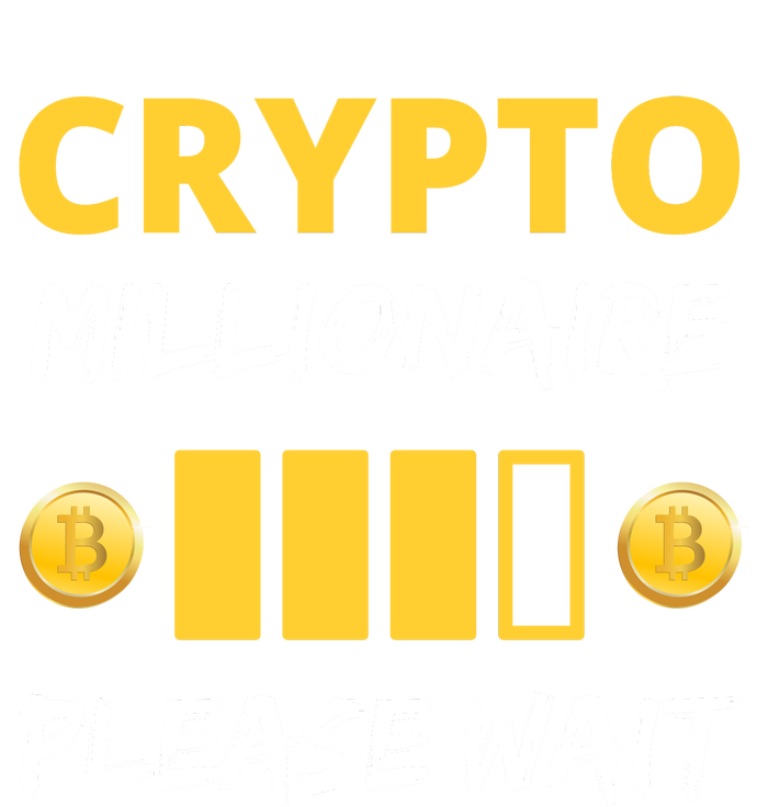 Cryptocurrency Millionaire Loading Please Wait Funny Womens California Wash Sweatshirt