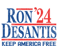 Ron DeSantis 2024 Keep America Free Yupoong Adult 5-Panel Trucker Hat