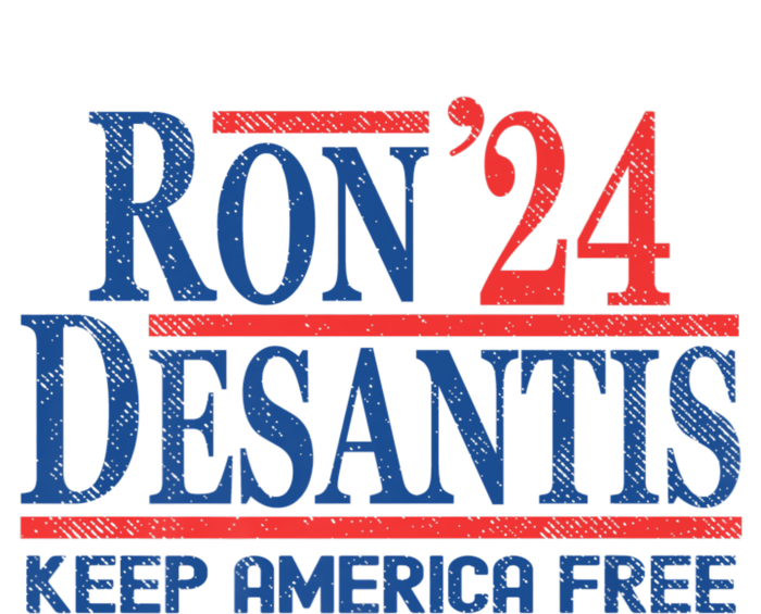 Ron DeSantis 2024 Keep America Free Yupoong Adult 5-Panel Trucker Hat