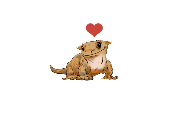 Crested Gecko Tiny Dragon Gecko Lover Cute Crestie Lizard Gift T-Shirt