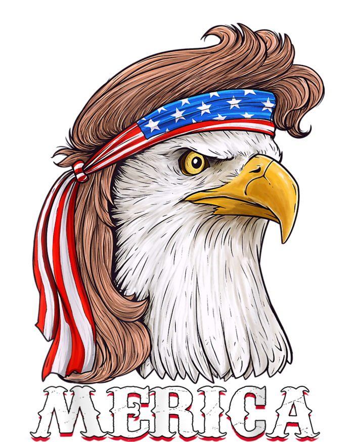 Eagle Mullet 4th Of July USA American Flag Merica T-Shirt