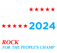 Vote The Rock 2024 President Dwayne Johnson Election (Black) Mousepad