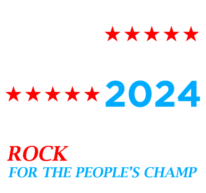 Vote The Rock 2024 President Dwayne Johnson Election (Black) Mousepad