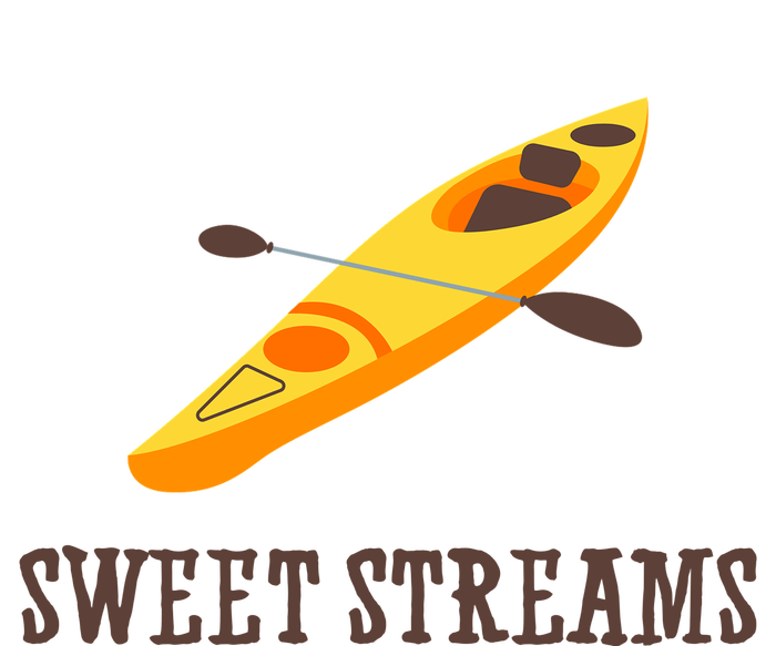 Sweet Streams Kayak Canoeing Boat Kids Long Sleeve Shirt