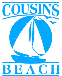 Vintage Cousin Beach Sail Boat T-Shirt