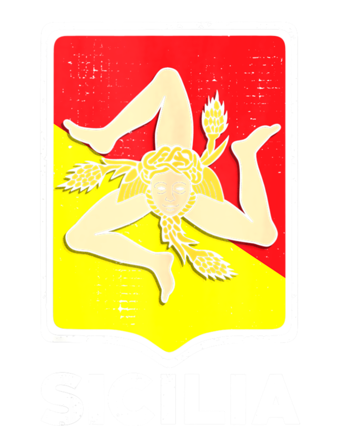 Sicilian Pride Sicilia Sicilian Flag Trinacria Poster