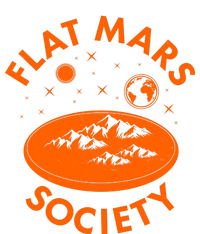 Vintage Retro Flat Mars Society Magnet