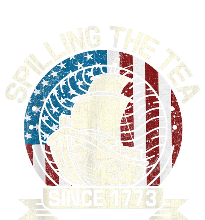 Spilling The Tea Since 1773 Patriotic Tea Party July 4th Tall Long Sleeve T-Shirt