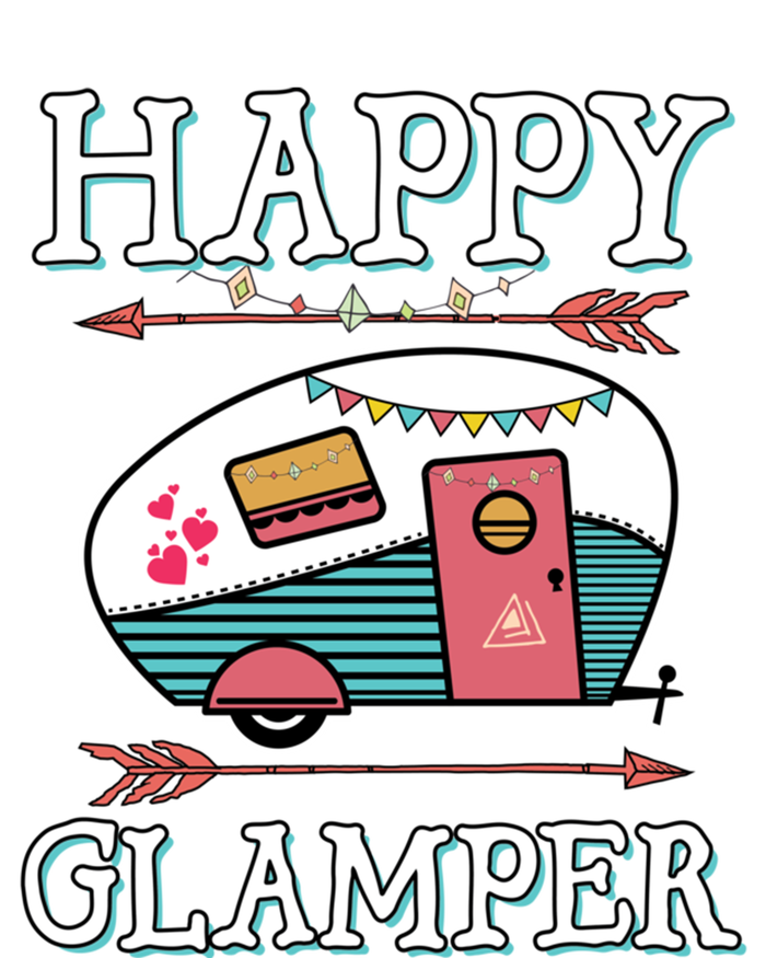 Happy Glamper Gift Outdoor Glamping Camping Men Women Gift Kids T-Shirt