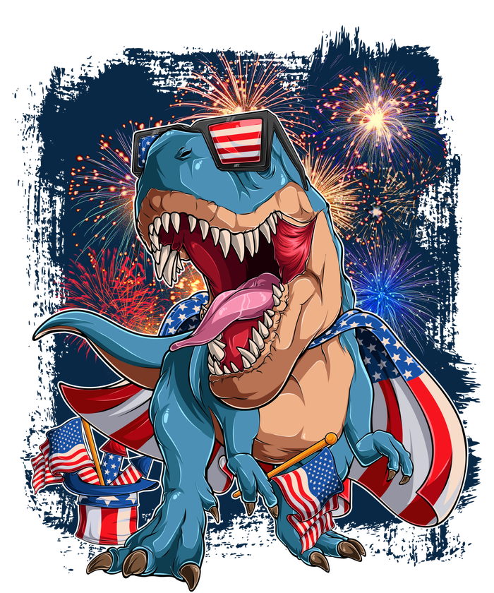 Fourth Of July USA American Flag Trex Mousepad