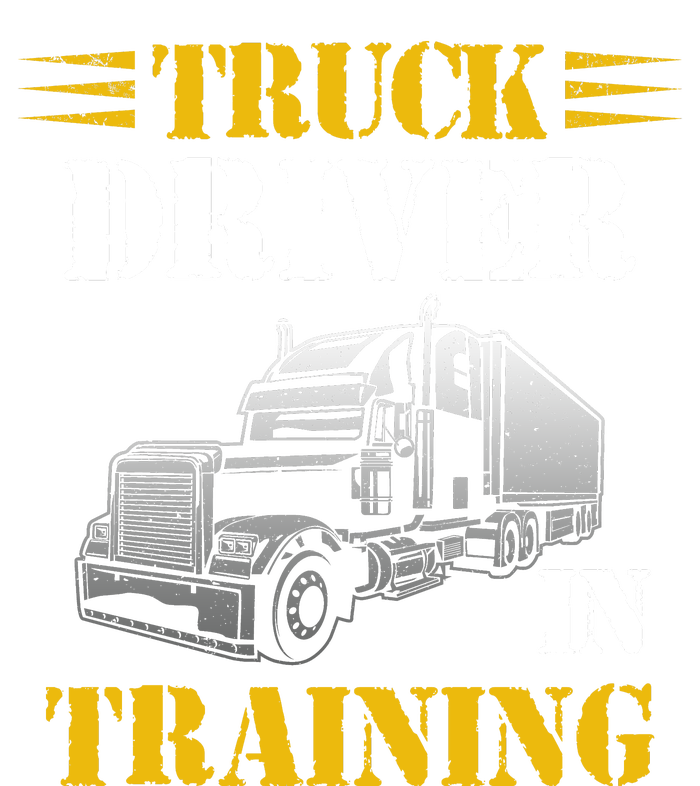 Truck Driver In Training Women's Crop Top Tee