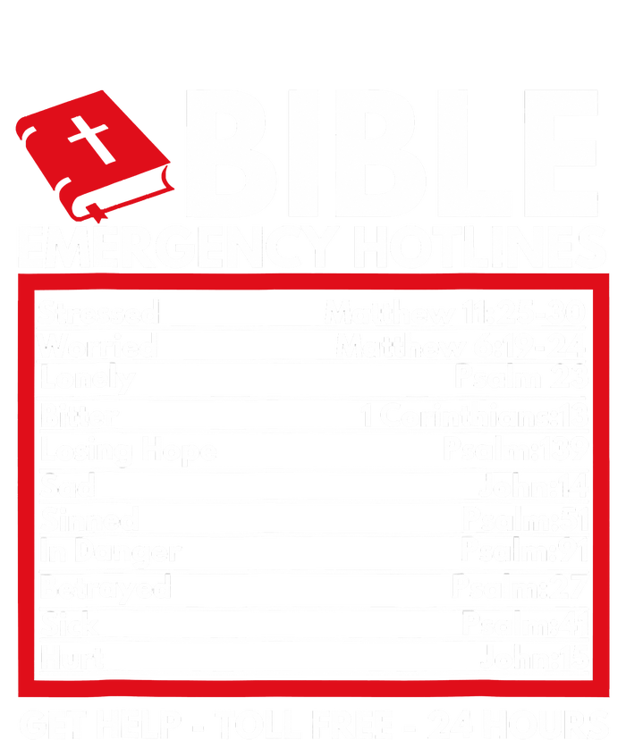 Bible Emergency Numbers Funny Christian Bible Jesus Flat Bill Trucker Hat