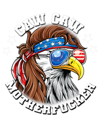 Caw Caw Motherfucker! Eagle Mullet 4th Of July Patriotic Design 7-Panel Snapback Hat