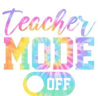 Teacher Mode Off Colorful Retro Toddler Sweatshirt